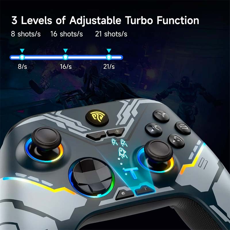 EasySMX X15 Mech - Gamepad para PC, Nintendo Switch y Smartphone (Android e iOS) - Ítem6