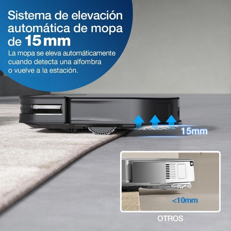 Ecovacs Deebot X2 OMNI 0.42 L Noir - Aspirateur robot - Ítem5