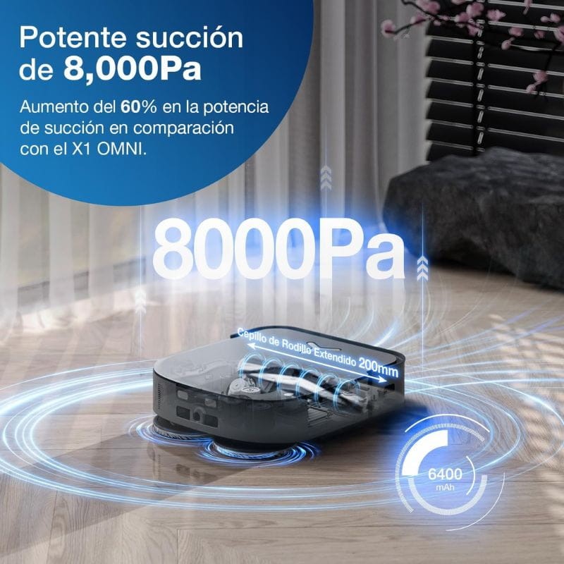 Ecovacs Deebot X2 OMNI 0,42 L Preto - Aspirador Robot - Item7