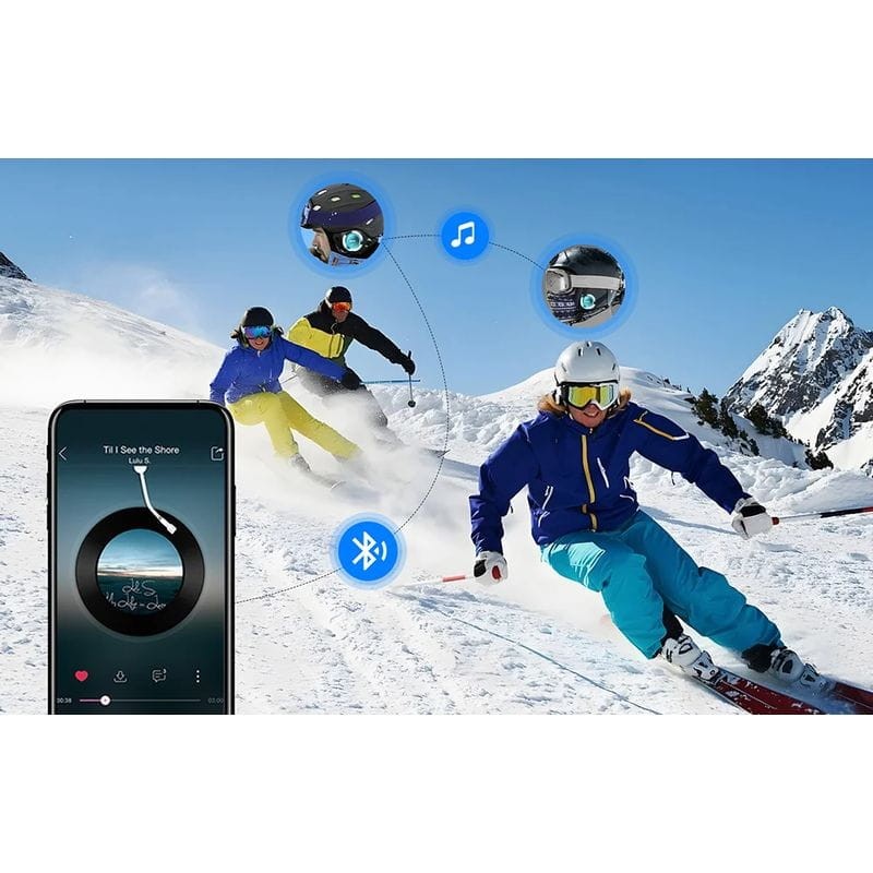 EJEAS S2 Ski Mesh 4 personas conversación simultánea Azul - Intercomunicador para deportes de Nieve - Ítem4