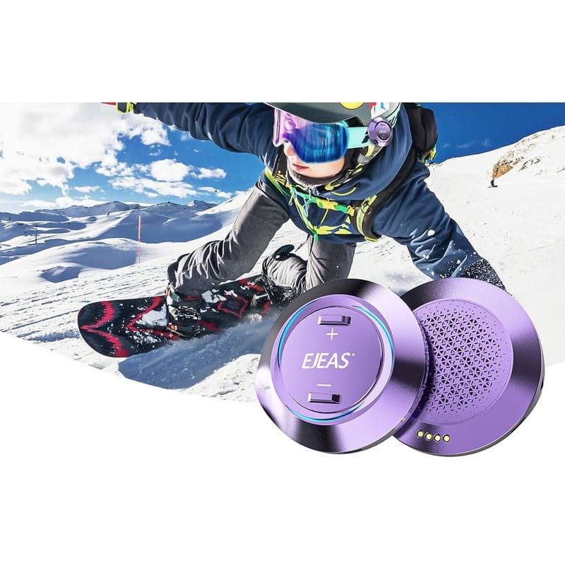 EJEAS S2 Ski Mesh 4 personas conversación simultánea Morado - Intercomunicador para deportes de Nieve - Ítem3