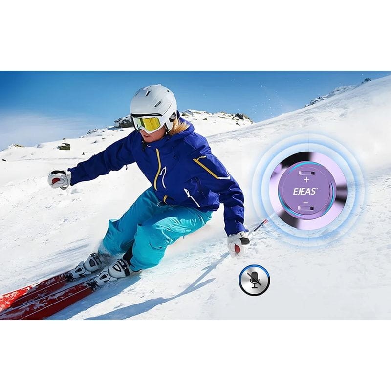 EJEAS S2 Ski Mesh 4 personas conversación simultánea Morado - Intercomunicador para deportes de Nieve - Ítem4