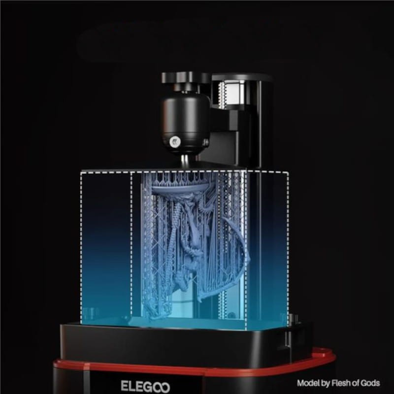 ELEGOO Mars 4 MSLA 9K 7 pouces Mono LCD - Taille d'impression 153,36x77,76x175mm³ - Imprimante 3D en résine - Ítem3