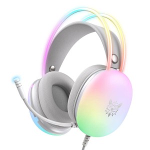 ONIKUMA X25 RGB Blanco - Auriculares Gaming