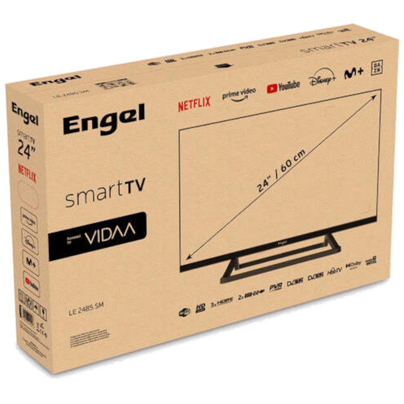 Engel LE2485SM 24 HD Smart TV Wifi Noir - Télévision - Ítem5