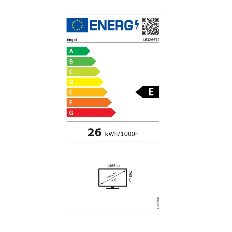 Engel LE3266T2 32 HD Ready Negro - Televisor - Ítem5