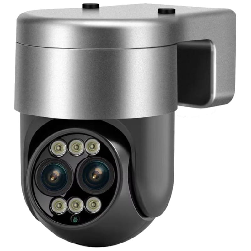 Escam G03 4+4 MP Lente Dual PTZ Zoom 8x WiFi Gris - Cámara de seguridad IP - Ítem