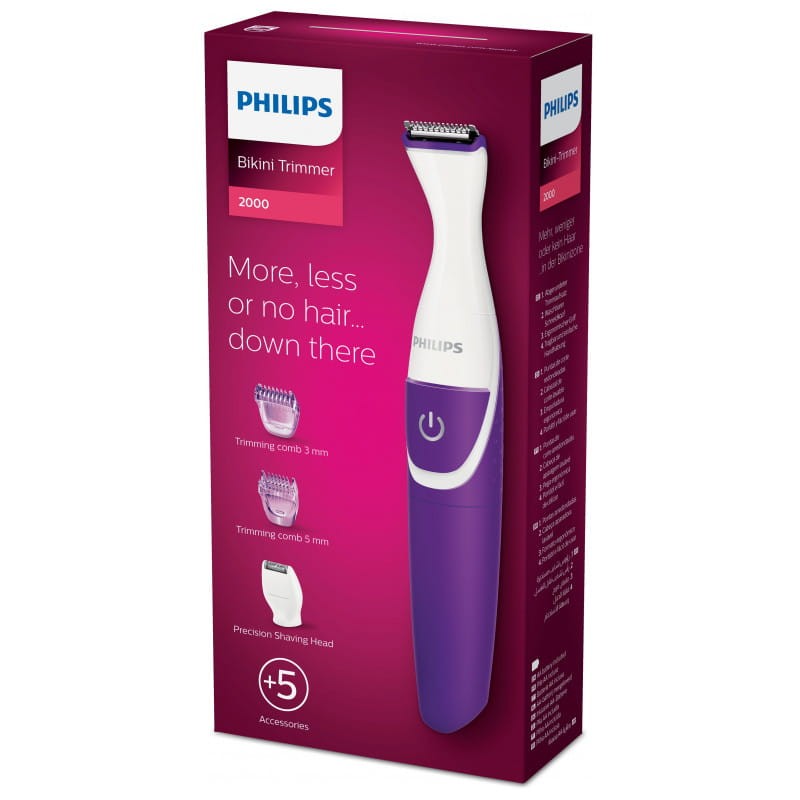 Perfilador Philips Essential BRT383/15 Wet/Dry Violeta, Blanco - Ítem1