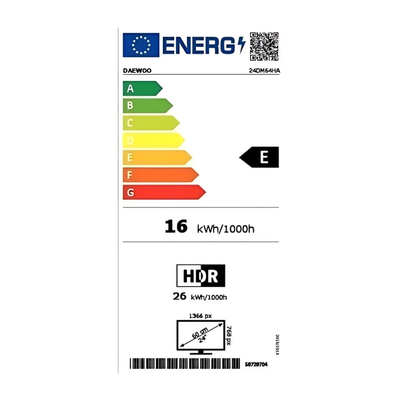 Daewoo 24DM64HA 24 HD Smart TV Wifi Negro - Televisor - Ítem3