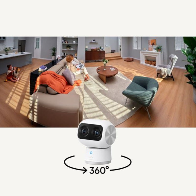 Eufy S350 Lente dupla 4K Wi-Fi Dual Zoom 8× PTZ AI Branco - Câmara de segurança interior - Item8