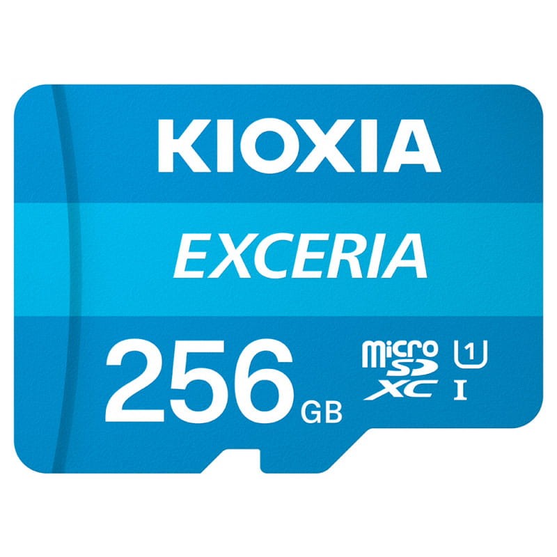 Kioxia Exceria 256 GB Class 10 UHS-I U1 100 MB/s Bleu - Carte microSD - Ítem