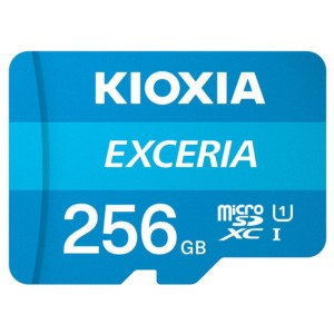 Kioxia Exceria 256 GB Class 10 UHS-I U1 100 MB/s Bleu - Carte microSD