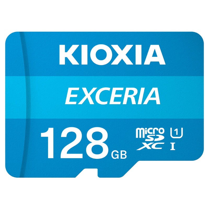 Kioxia Exceria 128 GB Class 10 UHS-I U1 100 MB/s Bleu - Carte microSD - Ítem