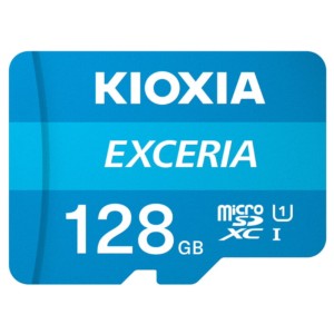 Kioxia Exceria 128 GB Class 10 UHS-I U1 100 MB/s Bleu - Carte microSD