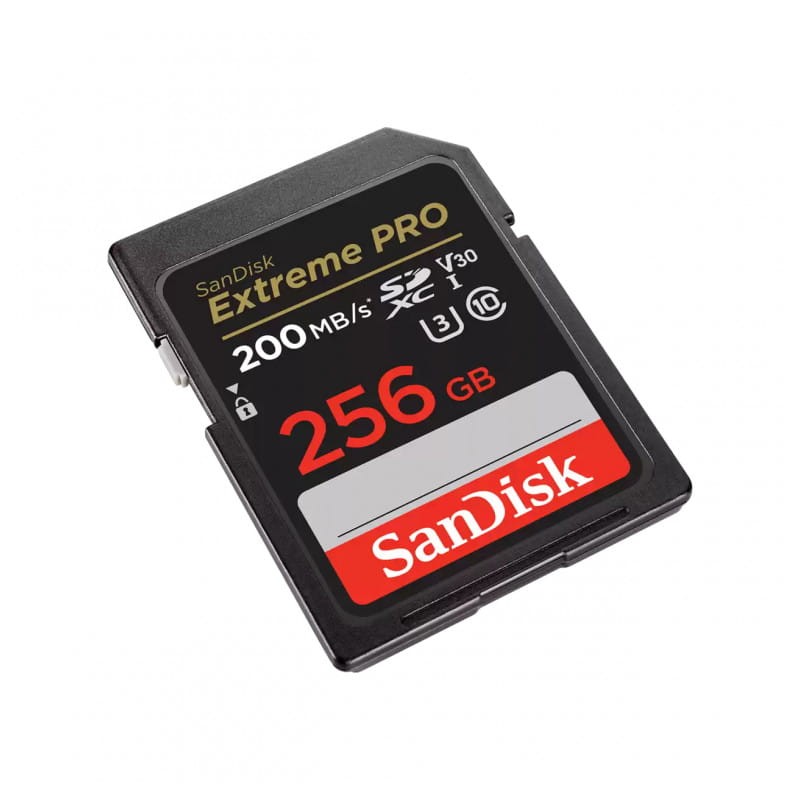 SanDisk Extreme PRO UHS-I 256 GB Class 10 U3 V30 Noir / Rouge - Carte SD - Ítem1