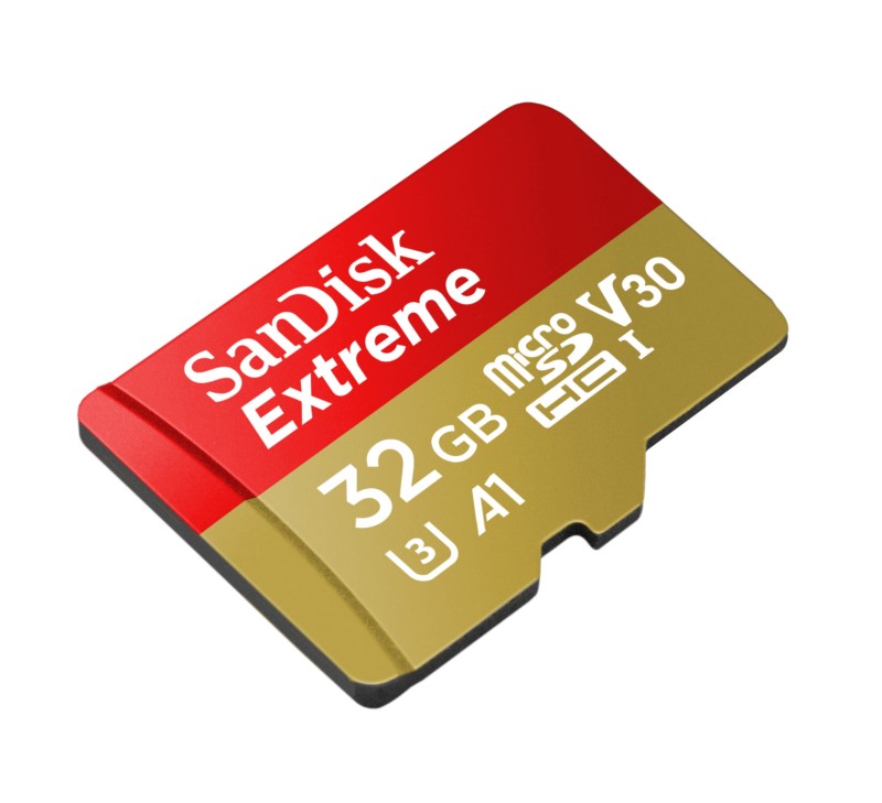 SanDisk Extreme UHS-I 32 GB U3 V30 A1 SDXC Amarillo / Rojo - Tarjeta microSD - Ítem1