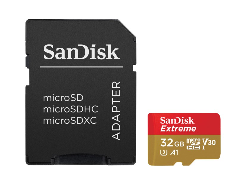 SanDisk Extreme UHS-I 32 GB U3 V30 A1 SDXC Amarillo / Rojo - Tarjeta microSD - Ítem3