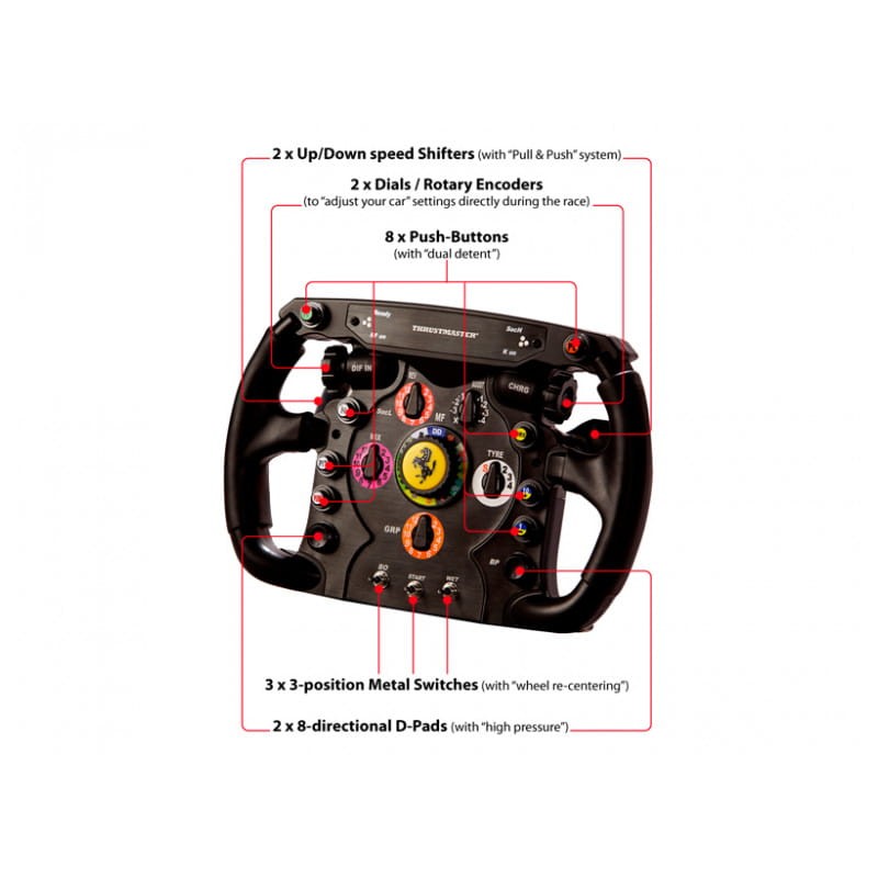 Thrustmaster Ferrari F1 Noir RF Volant Analogique PC, Playstation 3 - Ítem4