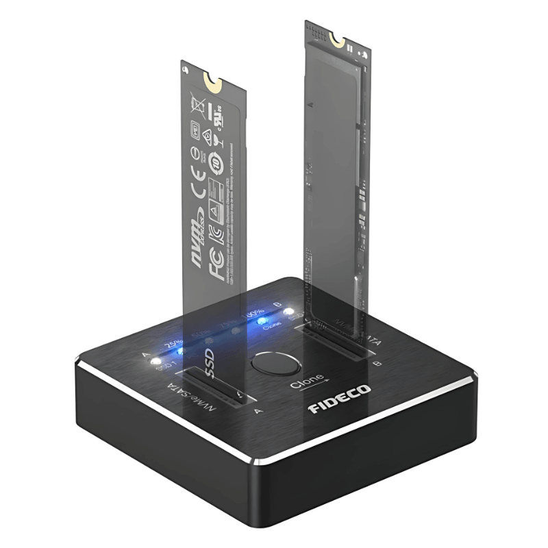 FIDECO M2288 M.2 NVMe/SATA 20Gbps - Estação de ancoragem SSD - Item