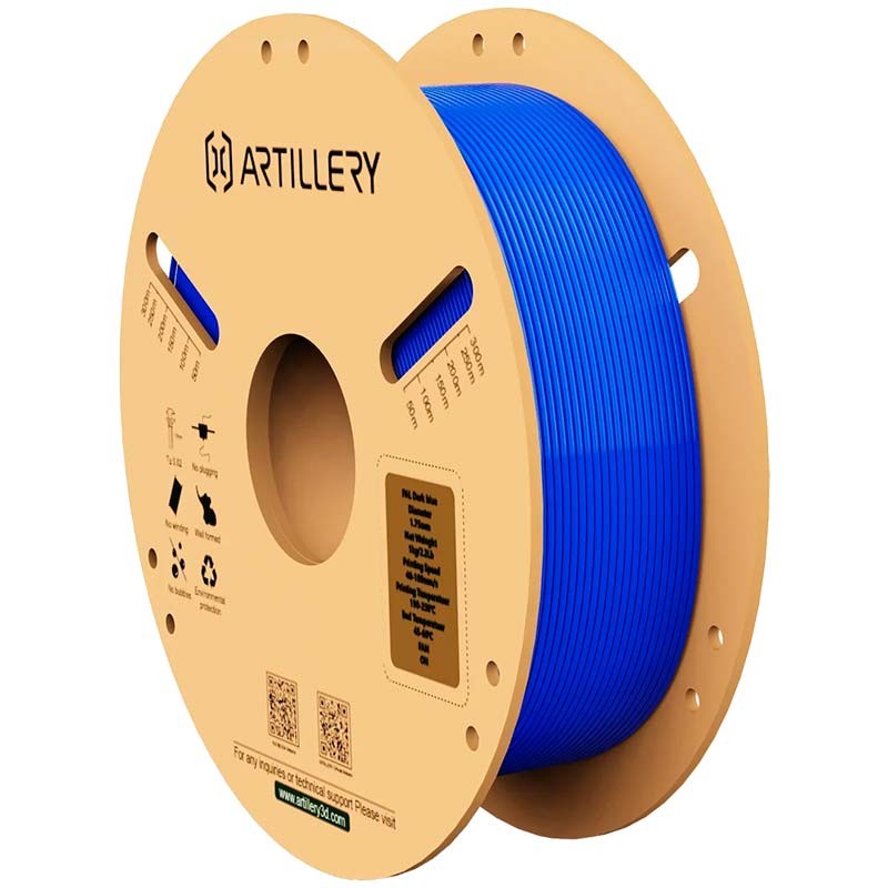 Filamento ARTILLERY PLA Azul - 1.75mm - Bobina de 1kg - Compatible con impresoras 3D FDM - Ítem