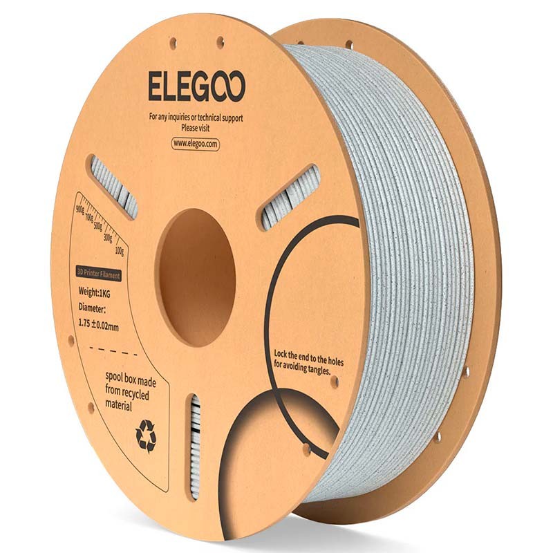 ELEGOO PLA Marbre pour Imprimantes 3D FDM - Filament 1.75mm Bobine de 1kg - Ítem