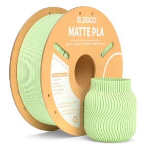 ELEGOO PLA MATTE Verde Menta Mate para Impresoras 3D FDM - Filamento 1.75mm Bobina de 1kg