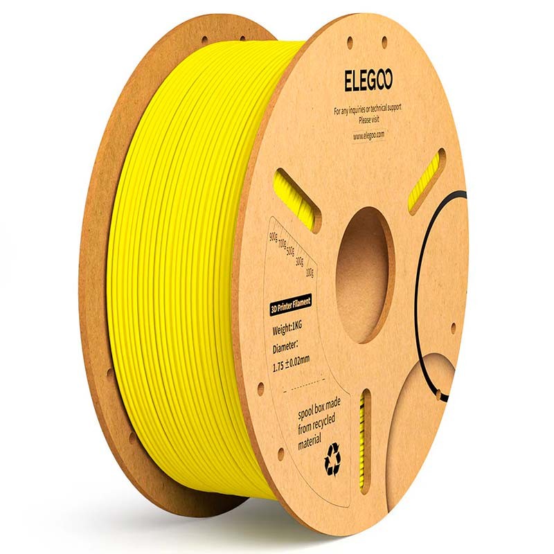 ELEGOO PLA Plus Jaune pour Imprimantes 3D FDM - Filament 1.75mm Bobine de 1kg - Ítem