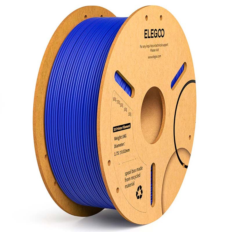 ELEGOO PLA Plus Bleu pour Imprimantes 3D FDM - Filament 1.75mm Bobine de 1kg - Ítem