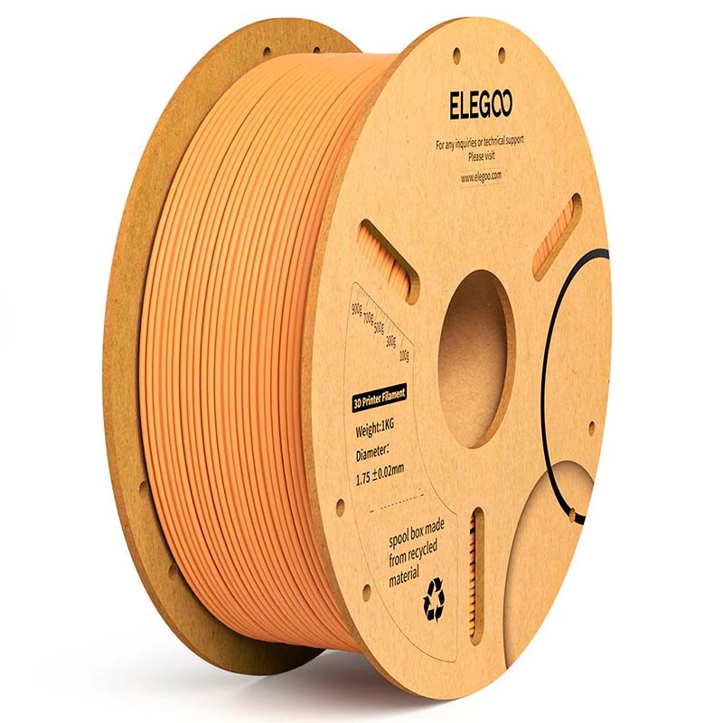 ELEGOO PLA Plus Orange pour Imprimantes 3D FDM - Filament 1.75mm Bobine de 1kg - Ítem