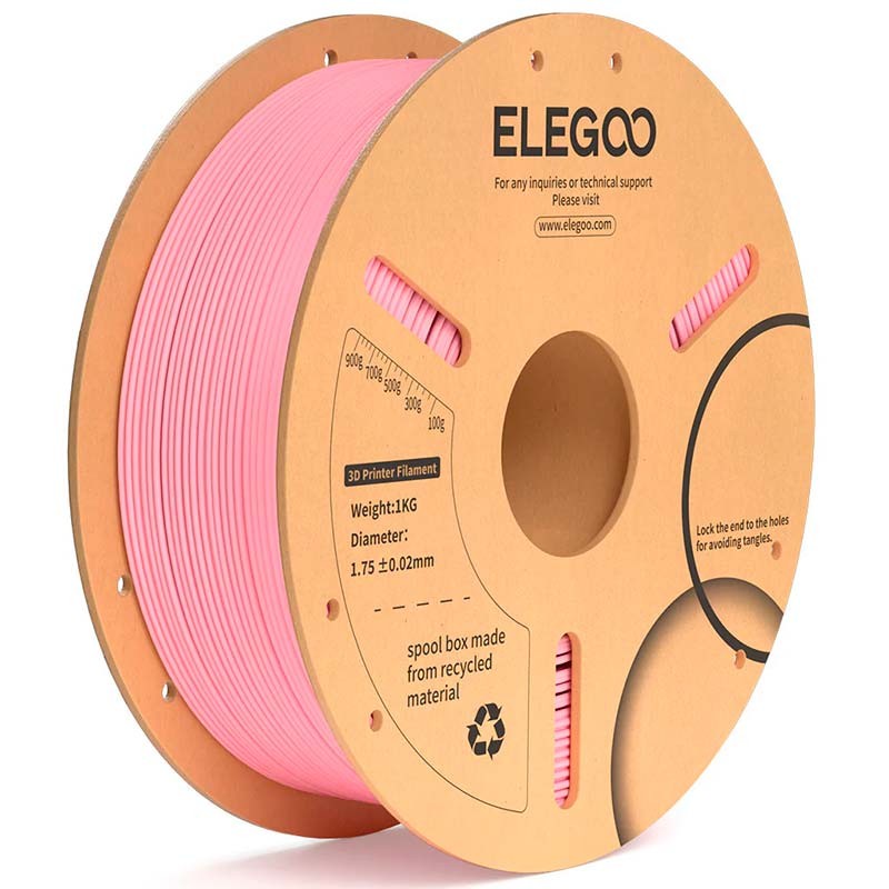 ELEGOO PLA Plus Rose pour Imprimantes 3D FDM - Filament 1.75mm Bobine de 1kg - Ítem