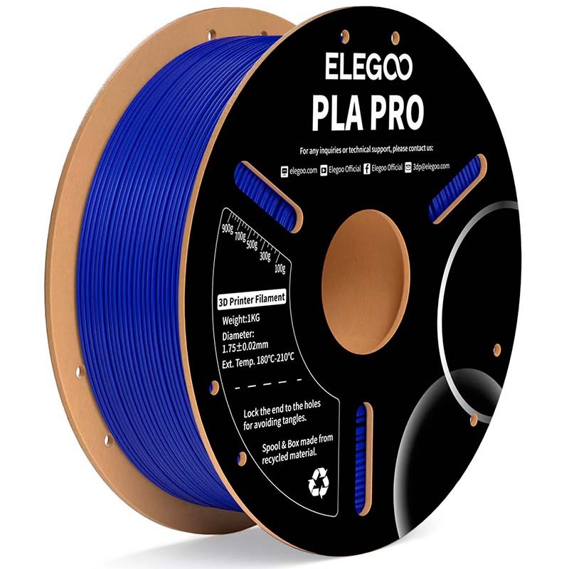 ELEGOO PLA PRO Bleu pour Imprimantes 3D FDM - Filament 1.75mm Bobine de 1kg - Ítem