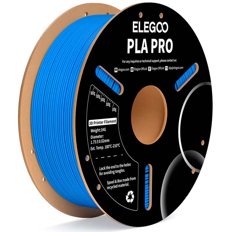 ELEGOO PLA PRO Bleu Clair pour Imprimantes 3D FDM - Filament 1.75mm Bobine de 1kg - Ítem