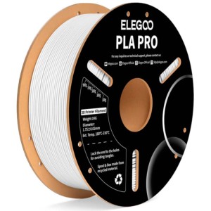 ELEGOO PLA PRO Branco para Impressoras 3D FDM - Filamento 1.75mm Bobina de 1kg