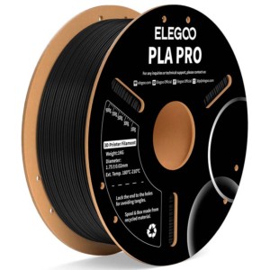 ELEGOO PLA PRO Noir pour Imprimantes 3D FDM - Filament 1.75mm Bobine de 1kg