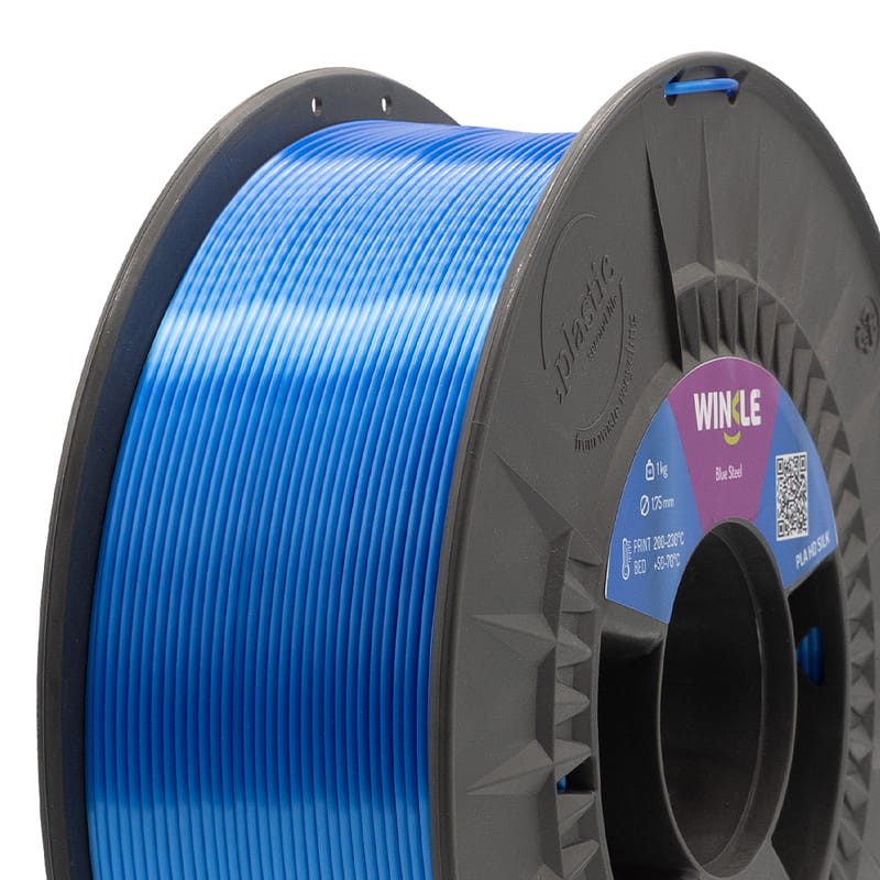 Filamento Winkle PLA SILK 1.75mm Acero azulado 1Kg - Ítem2