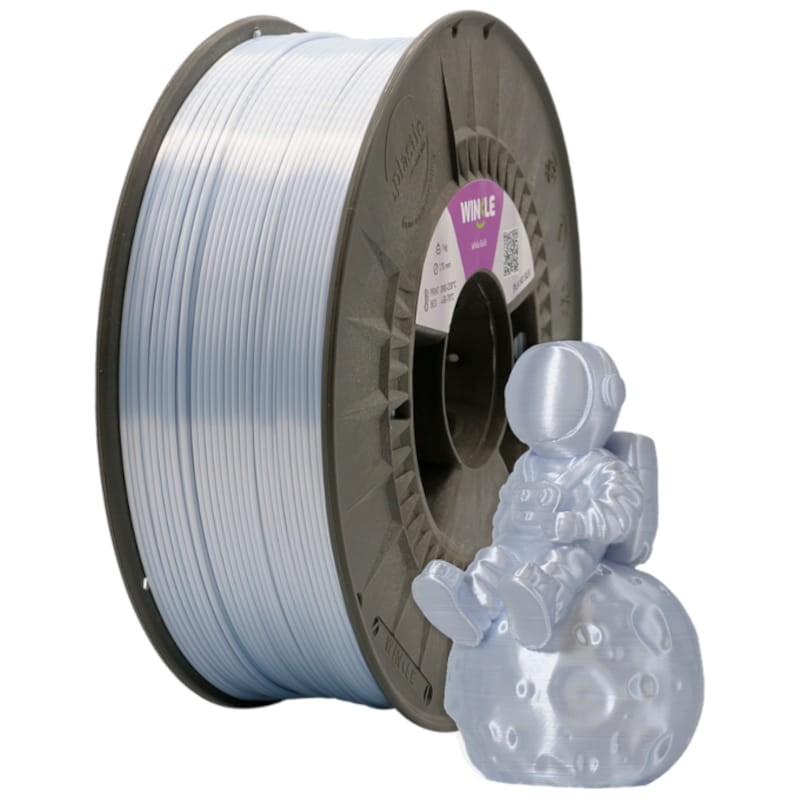 Winkle PLA SILK 1.75mm Filament Or Blanc 1Kg - Ítem1