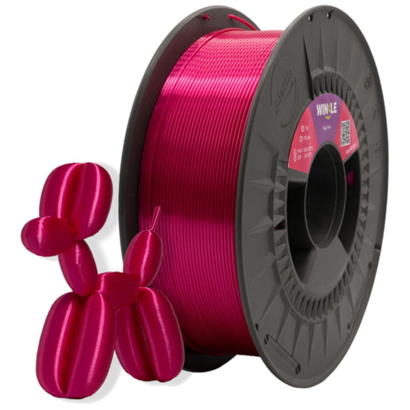 Winkle PLA SILK 1.75mm Filamento Rubi Rose1Kg - Item1