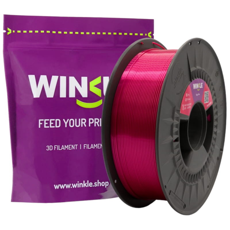 Winkle PLA SILK 1.75mm Filamento Rubi Rose1Kg - Item3