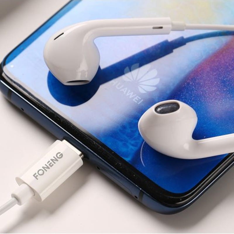 Foneng T15 USB-C 1.2m Blanco - Auriculares con cable - Ítem4