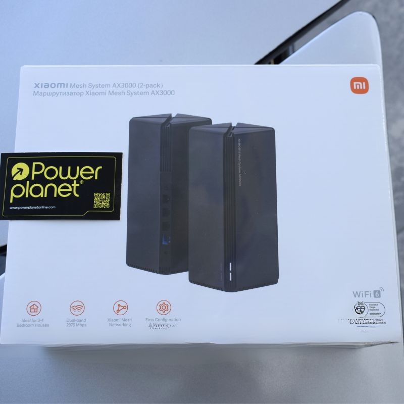 Xiaomi Mesh System AX3000 (Pack x2) 2,4 GHz/5GHz Wi-Fi 6 - Ítem1