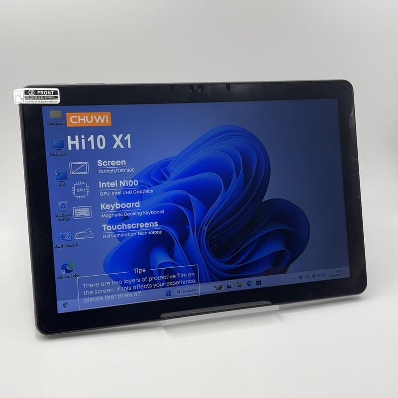 Chuwi Hi10 X1 10.1/8GB/256GB SSD/Win 11 Home Gris - Tablet PC 2 en 1 - Ítem1