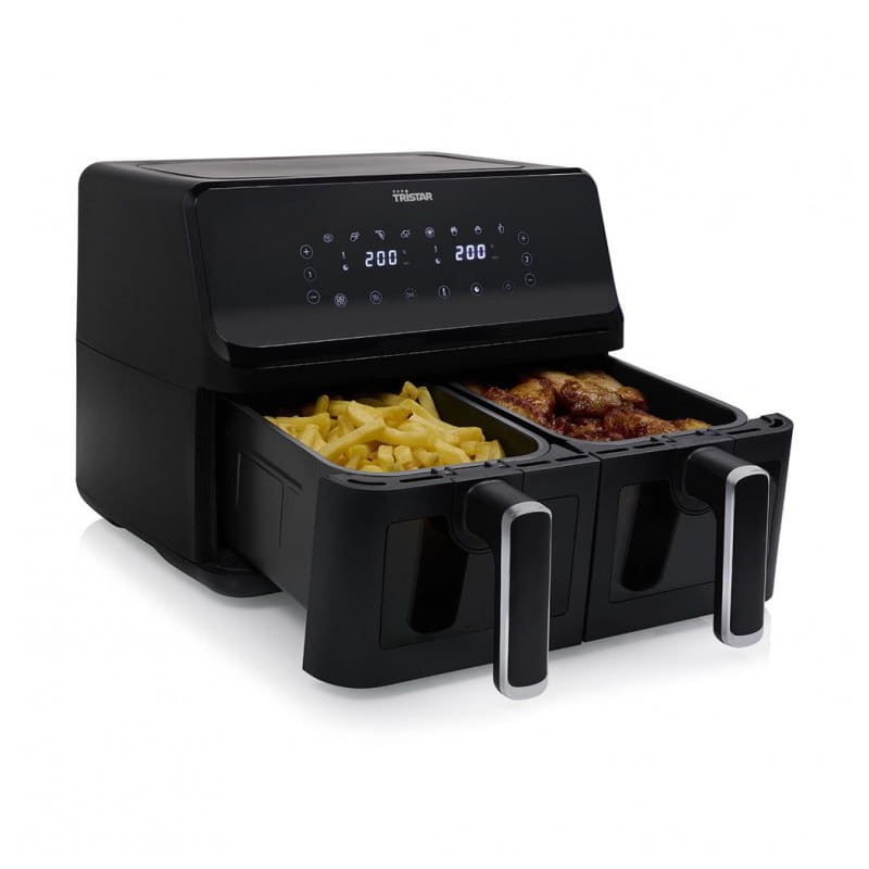 Tristar FR-9040 Fritadeira dupla 2700 W 8 L Preto - Fritadeira de ar quente - Item1