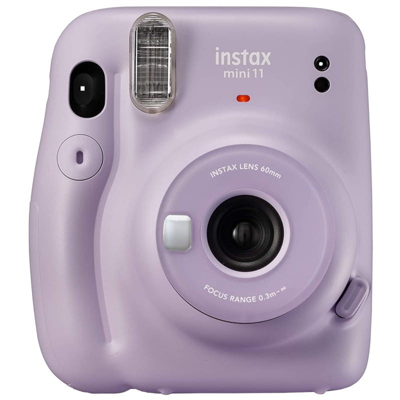 Appareil photo instantané FUJI Instax Mini 11 - Format photo 62 x 46mm -  Livré avec 2 piles LR6 et dragonne - Lilac Purple (Violet)