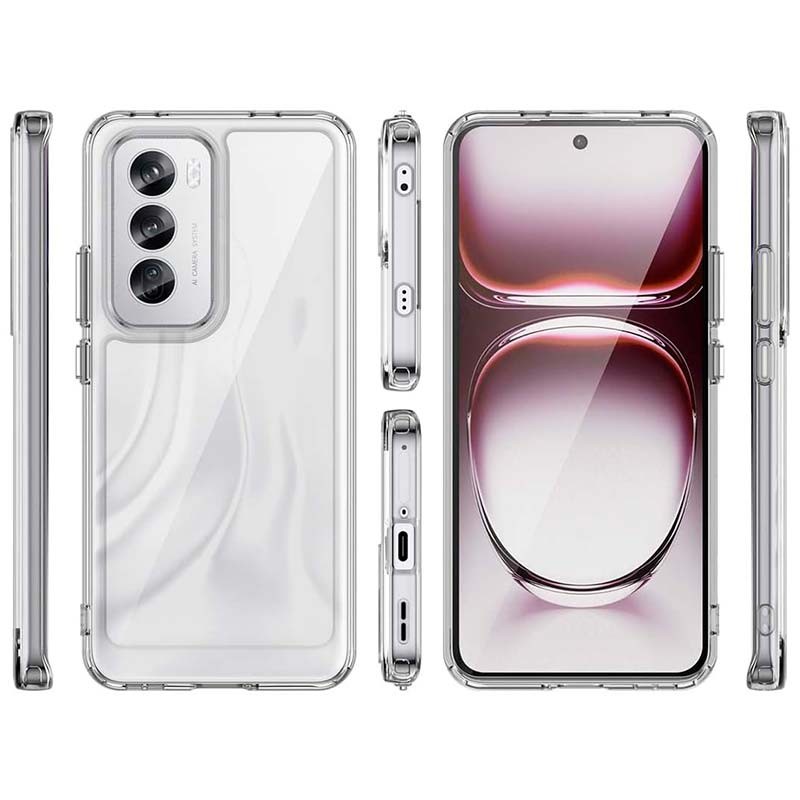 Funda Antigolpes Premium para Oppo Reno12 Pro 5G Acrílico Anti-Amarillo Transparente - Ítem1