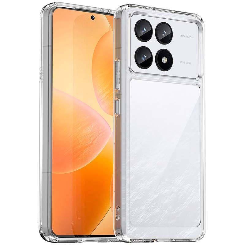 Capa Antichoques Premium para Xiaomi Poco F6 Pro 5G Transparente - Item