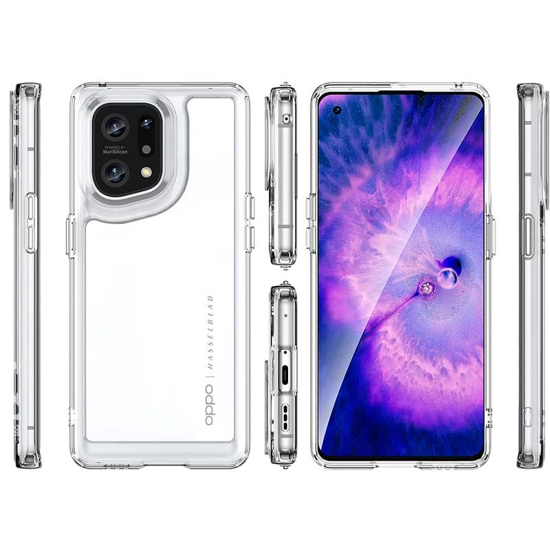 Coque Antichoc Premium pour Oppo Find X5 5G Transparent - Ítem1