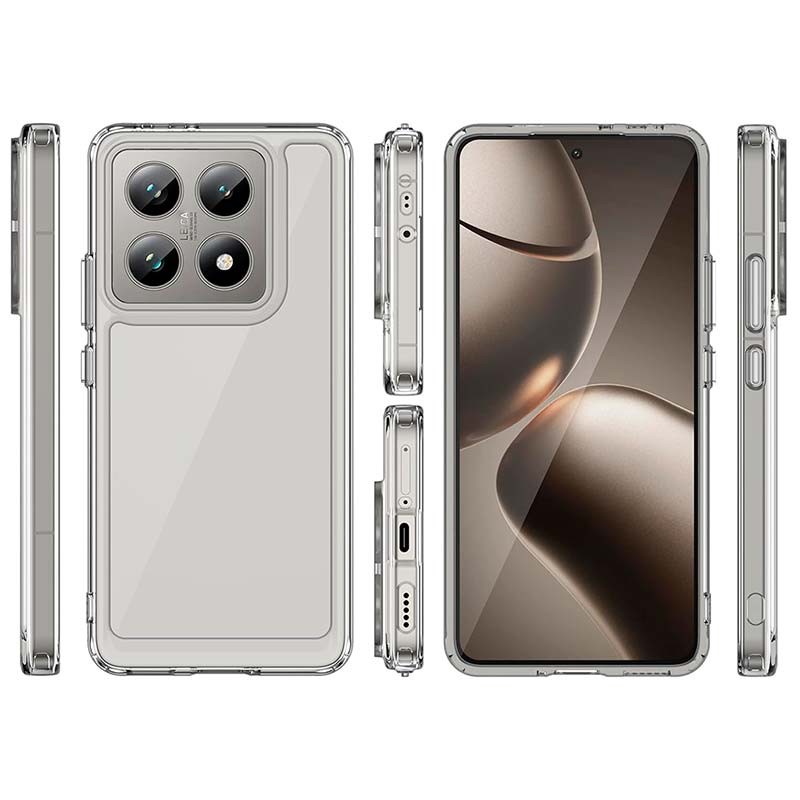 Coque Antichoc Premium pour Xiaomi 14T 5G Acrylique Anti-Jaunissement Transparent - Ítem1