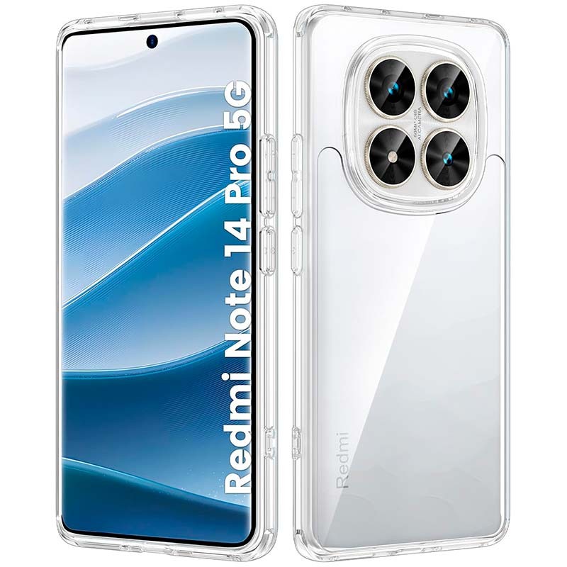 Coque Antichoc Premium pour Xiaomi Redmi Note 14 Pro 5G / Note 14 Pro Plus 5G / Poco X7 5G Acrylique Anti-Jaunissement Transparent - Ítem