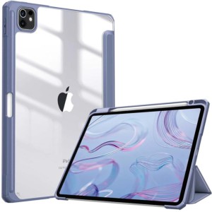Coque Crystal Compatible Bleu pour Apple iPad Pro 2024 11
