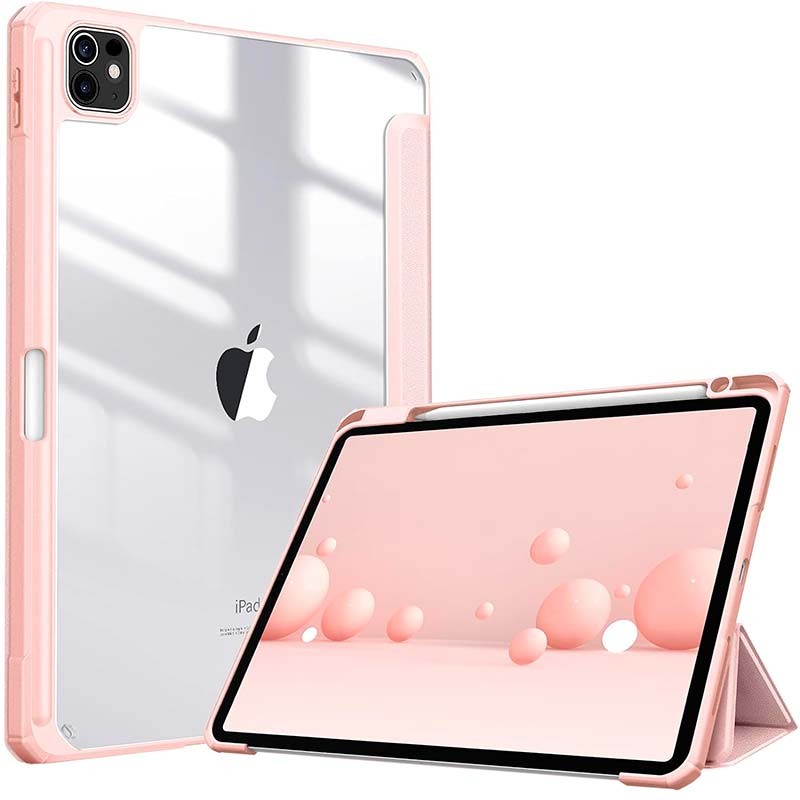 Funda Crystal Compatible Rosa para Apple iPad Pro 2024 13 - Ítem